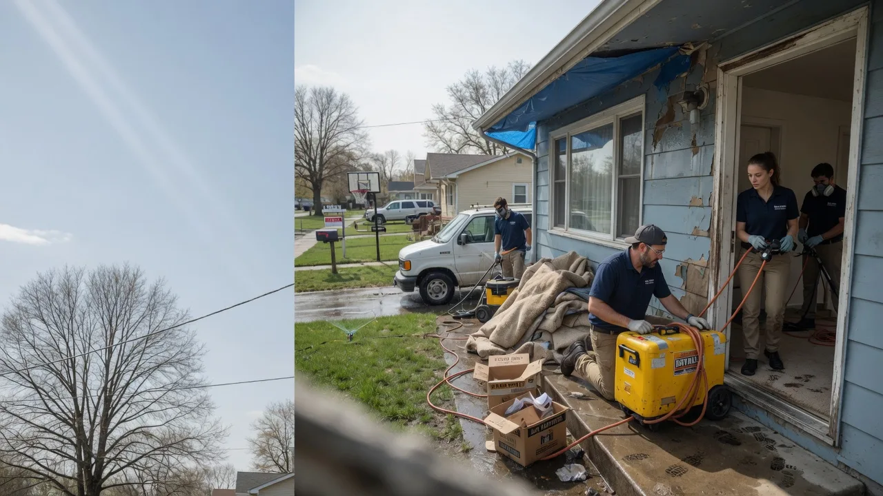 Basement Flood Cleanup in San Pierre, IN near me